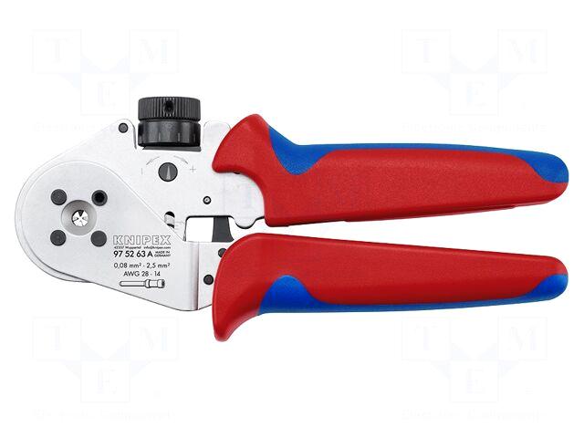 KNIPEX Tool: for crimping | turned
