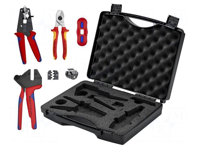 KNIPEX Tools set: for crimping |