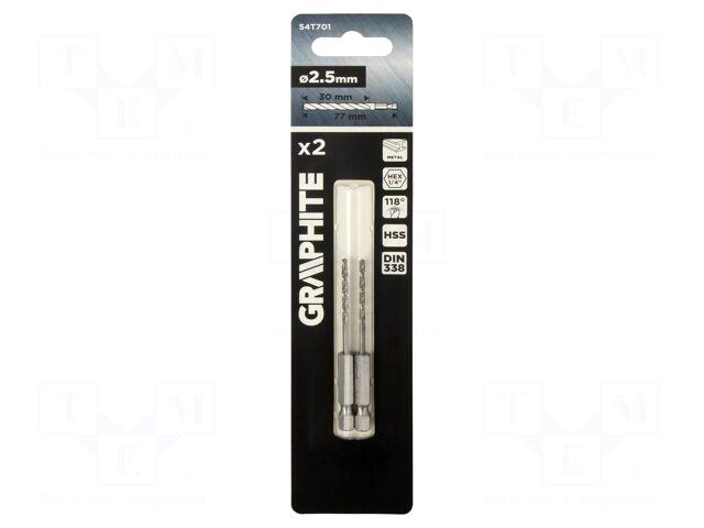 GRAPHITE Drill bit | for metal
