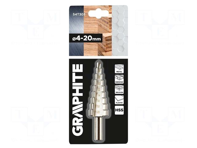 GRAPHITE Drill bit | Ø: 4÷20mm