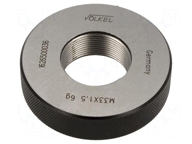 VÖLKEL Thread plug gauge | M33