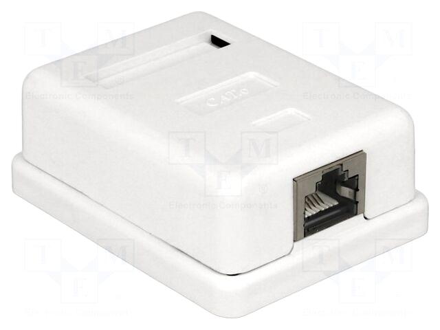 DELOCK Wall socket | white |