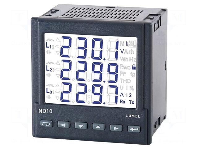 LUMEL Meter: network parameters | digital