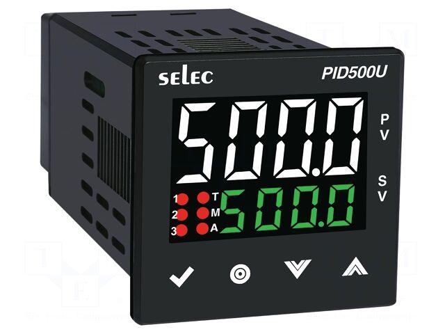 SELEC Meter: temperature controller | on