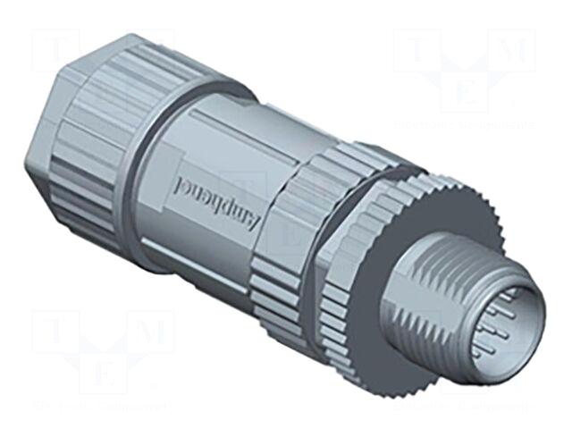 AMPHENOL LTW Connector: M12 | plug
