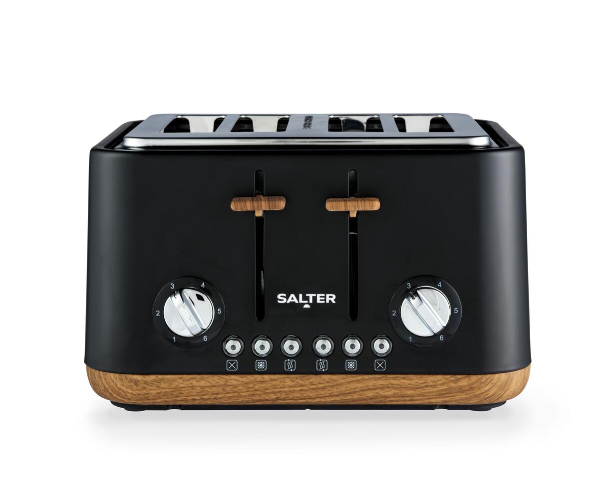 Salter EK5823BLKVDE Toronto 4-Slice Toaster