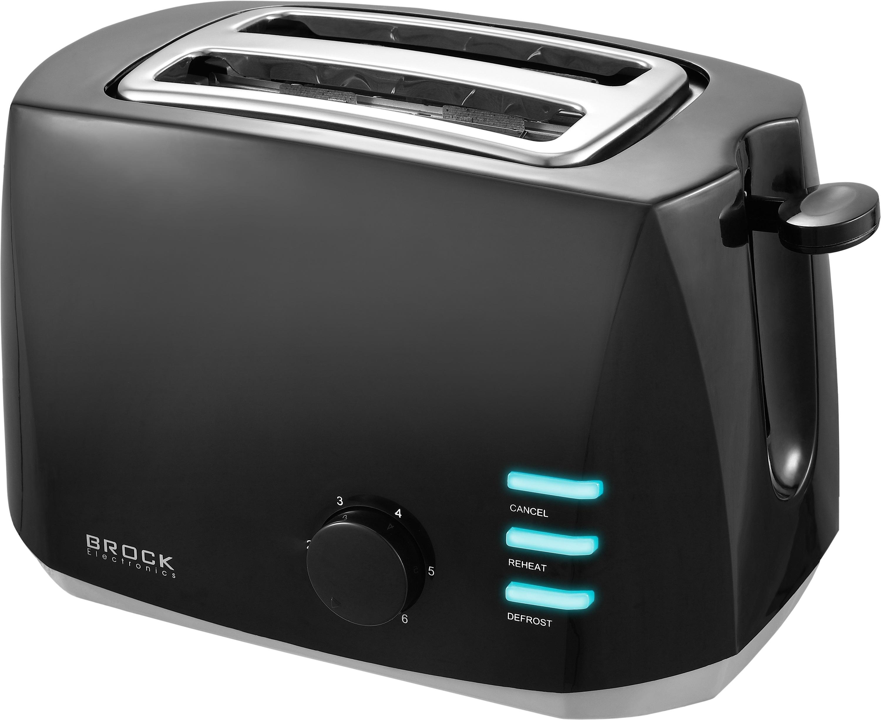 Brock BT 1005 BK Toaster 800W