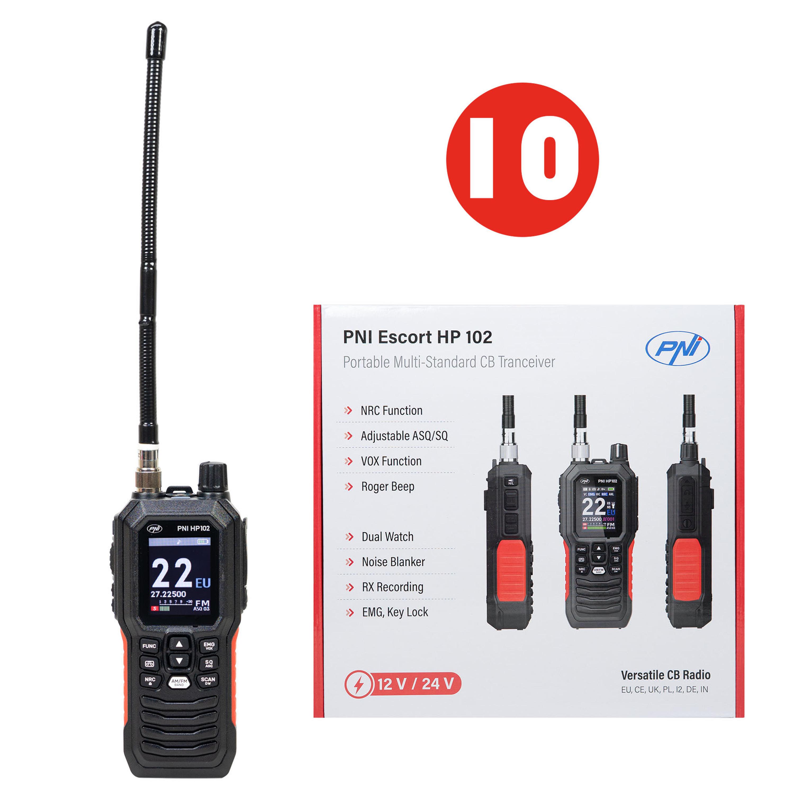 Bax with 10 pcs Portable CB