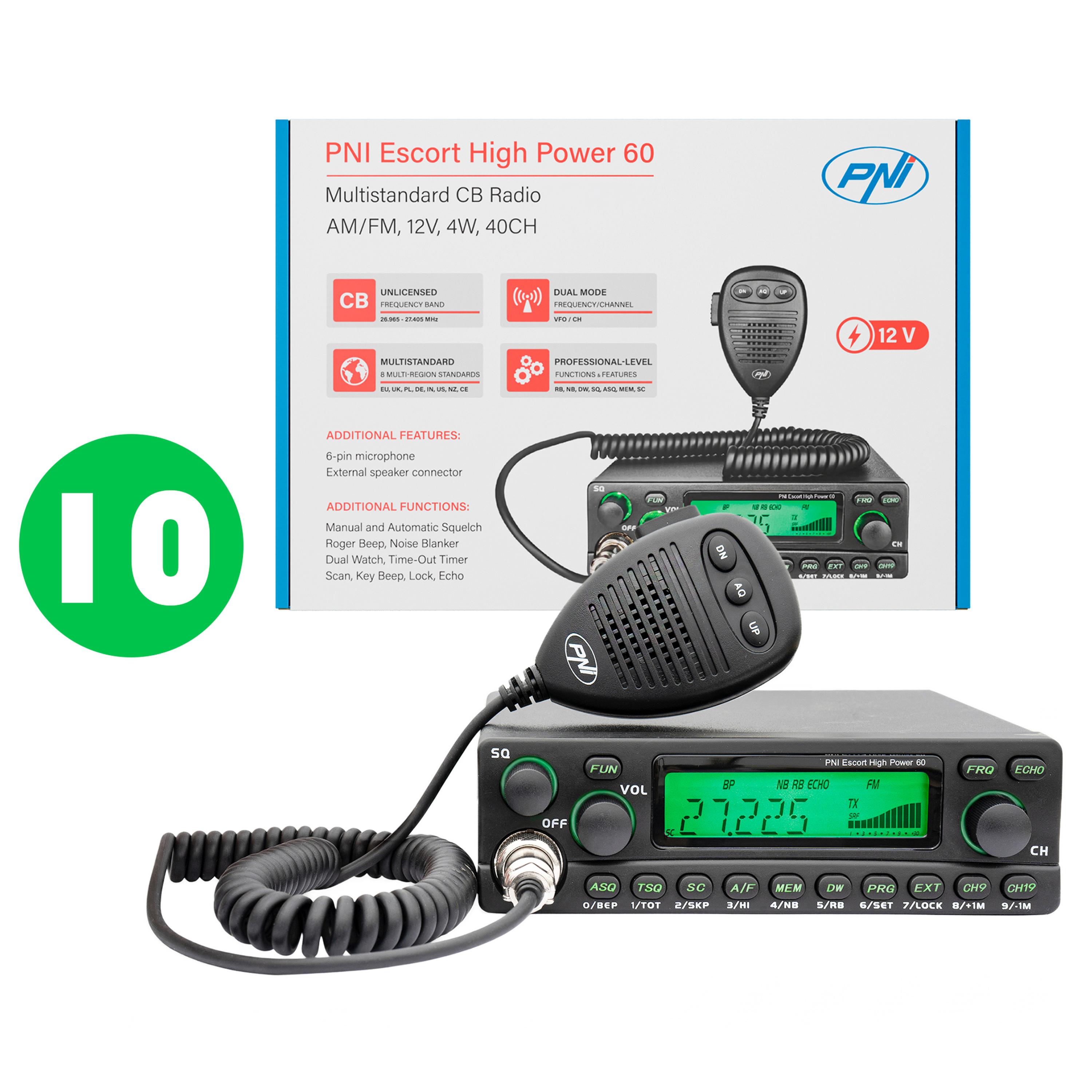 Bax with 10 pcs Radio station