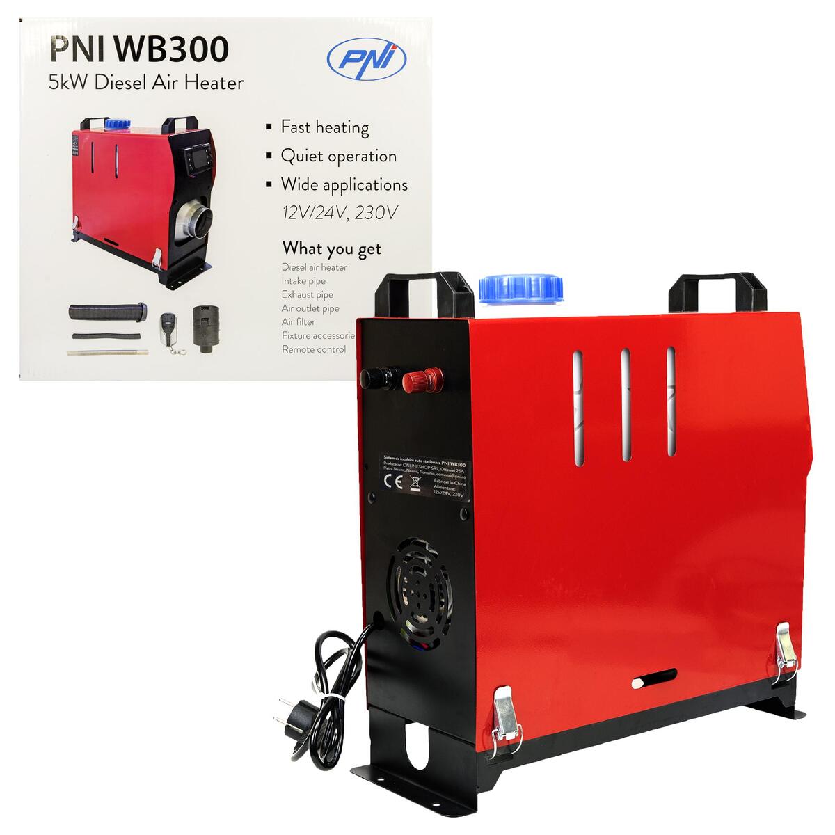 Stationary car heating system PNI WB300