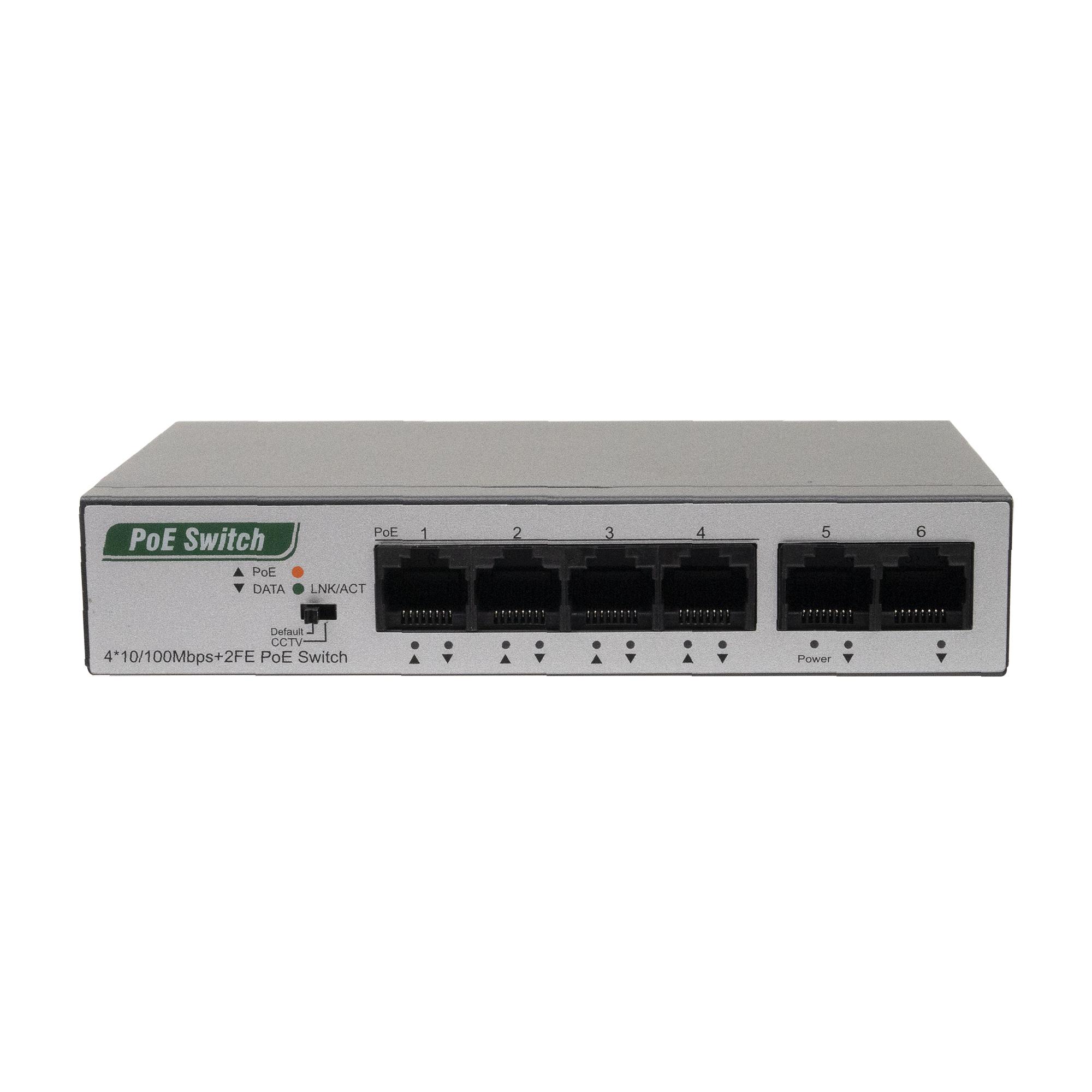 Switch PNI SWPOE242, POE, 6 x
