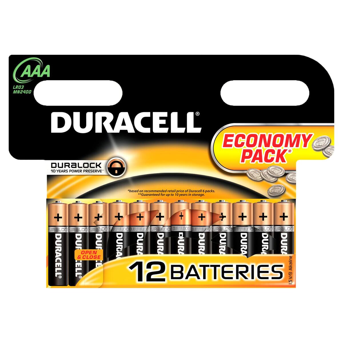 Duracell AAA or R3 alkaline battery