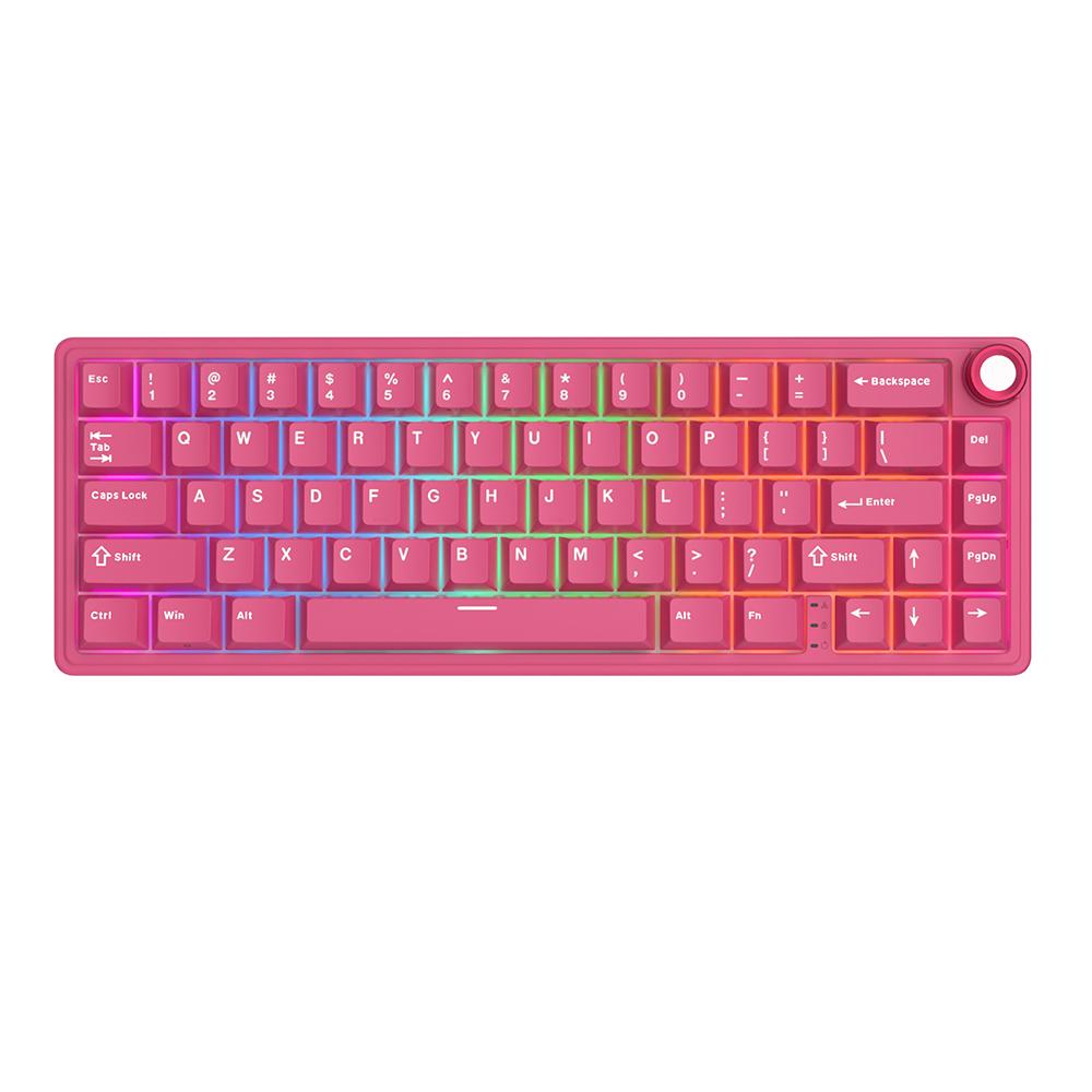 ROYAL KLUDGE R65 Berry Red, Beige
