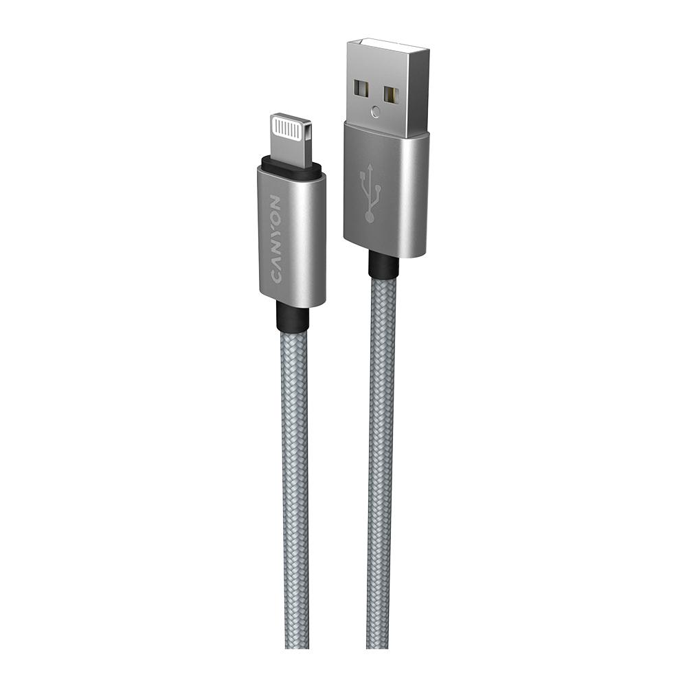 CANYON cable MFI-3 Lightning 12W 1m