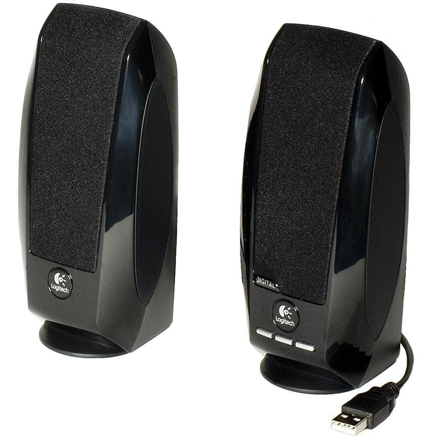 LOGITECH S150 Stereo Speakers - BLACK