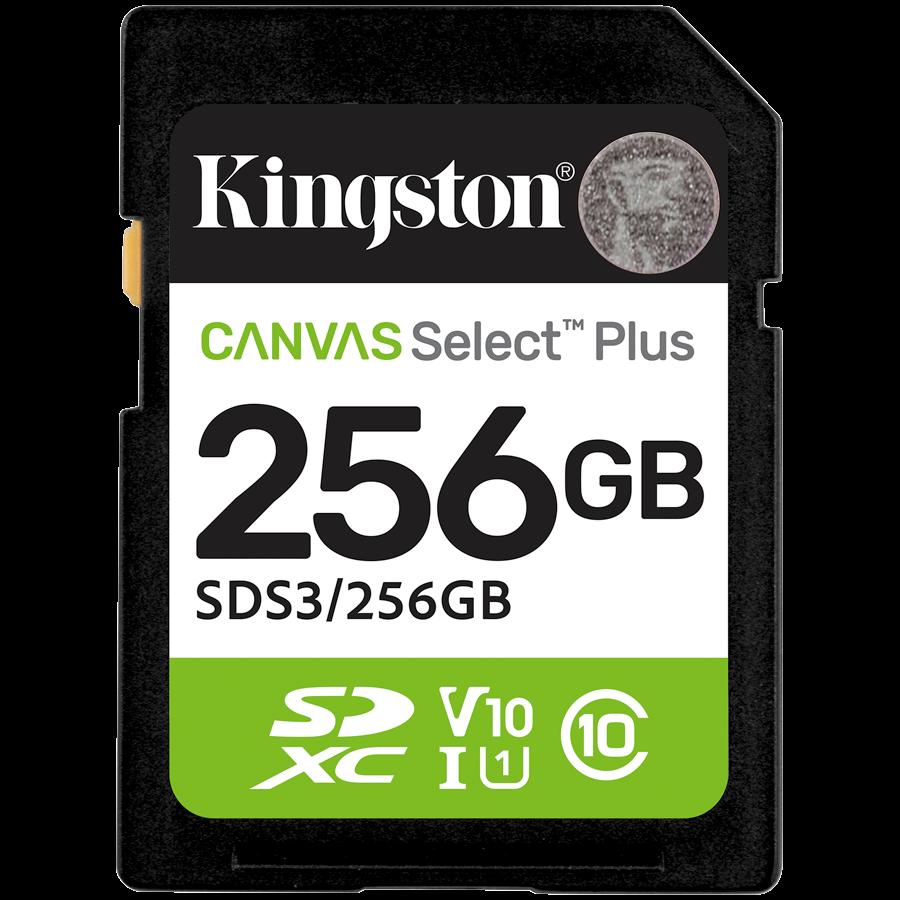 KINGSTON 256GB SDXC Canvas Select Plus