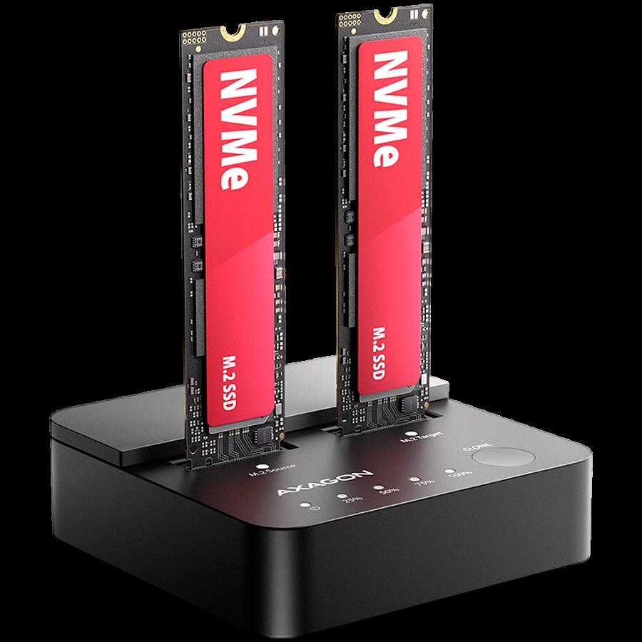 AXAGON ADSA-M2C22L USB-C 20Gbps docking station