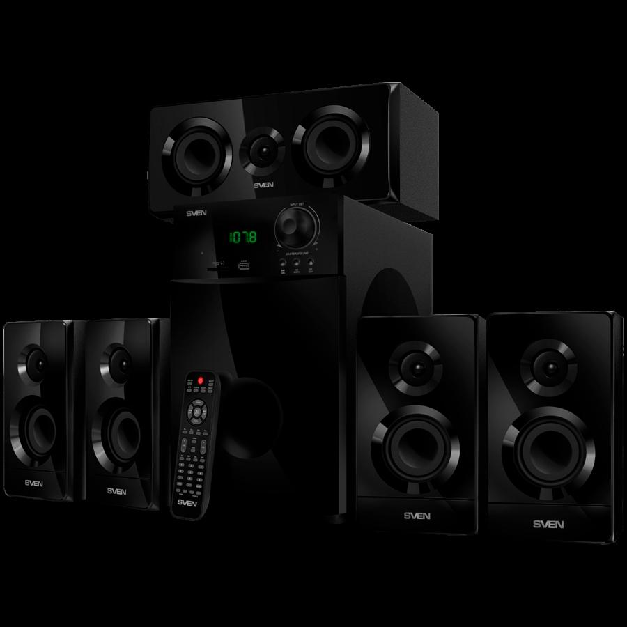 Speakers SVEN HT-210, black (125W, Bluetooth