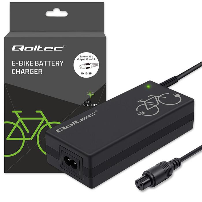 Qoltec Fast Charger for e-bike 36V