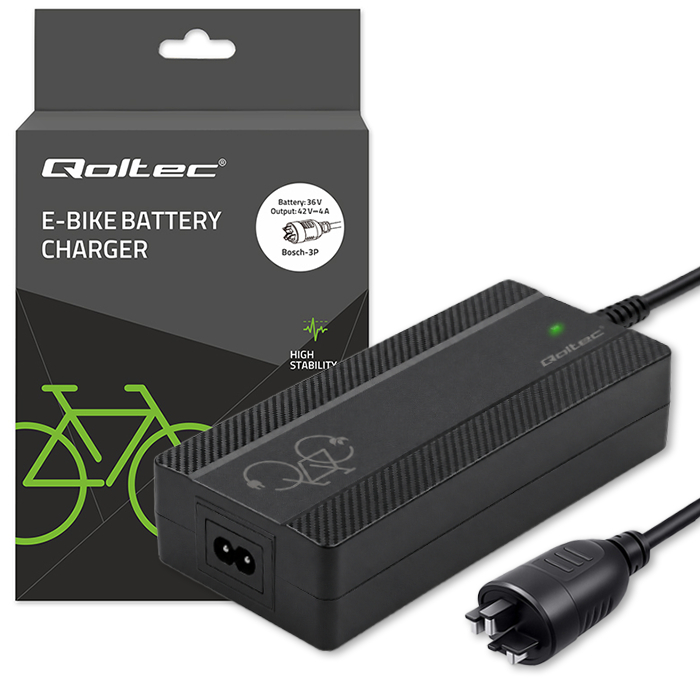 Qoltec Fast Charger for e-bike, electric