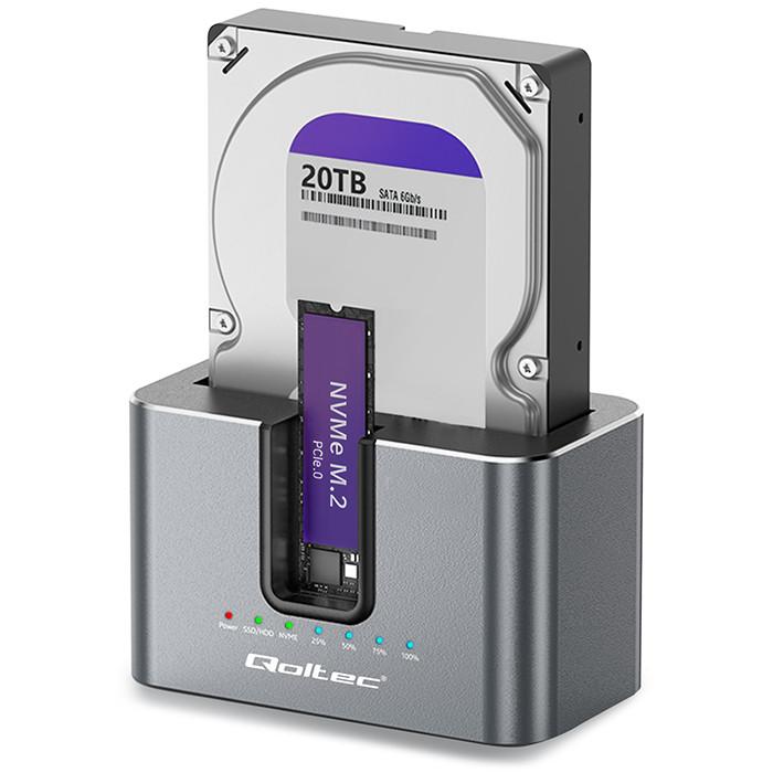 Qoltec 2-in-1 HDD/SSD Docking Station |