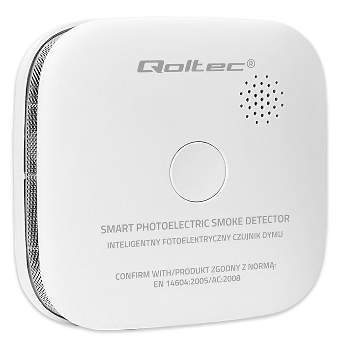 Qoltec Certified Wireless Smoke Detector with