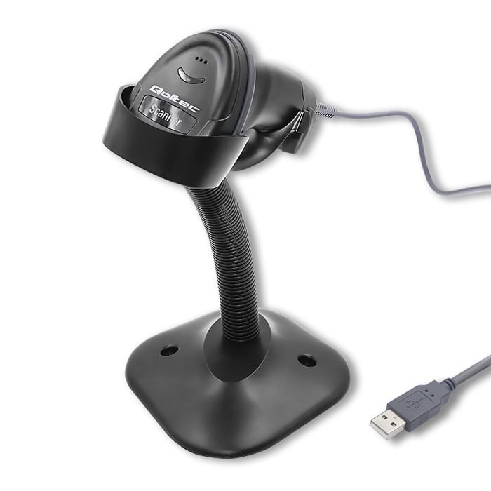 Qoltec 1D Laser barcode scanner with