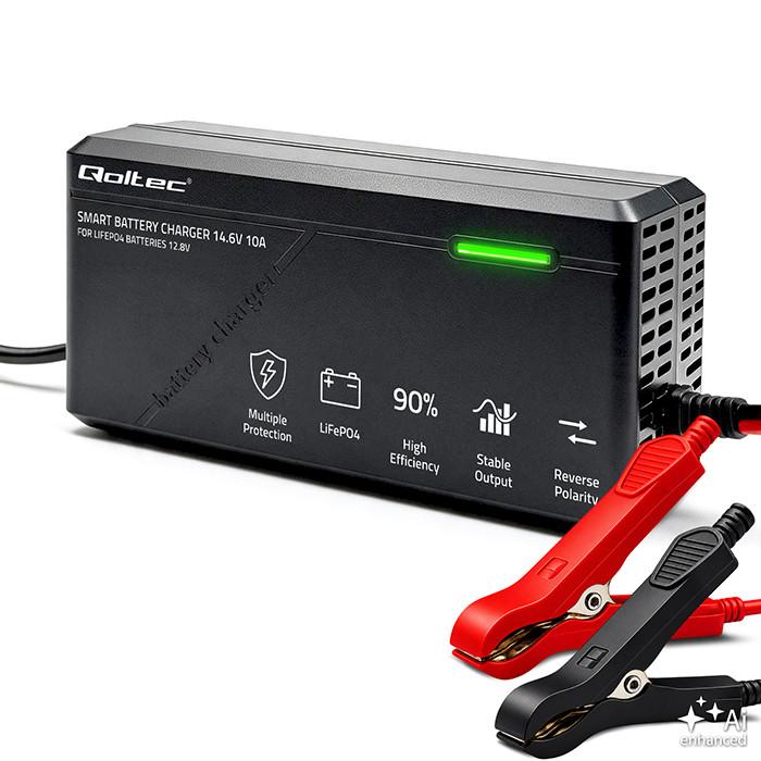 Qoltec Specialist charger for 12V LiFePO4