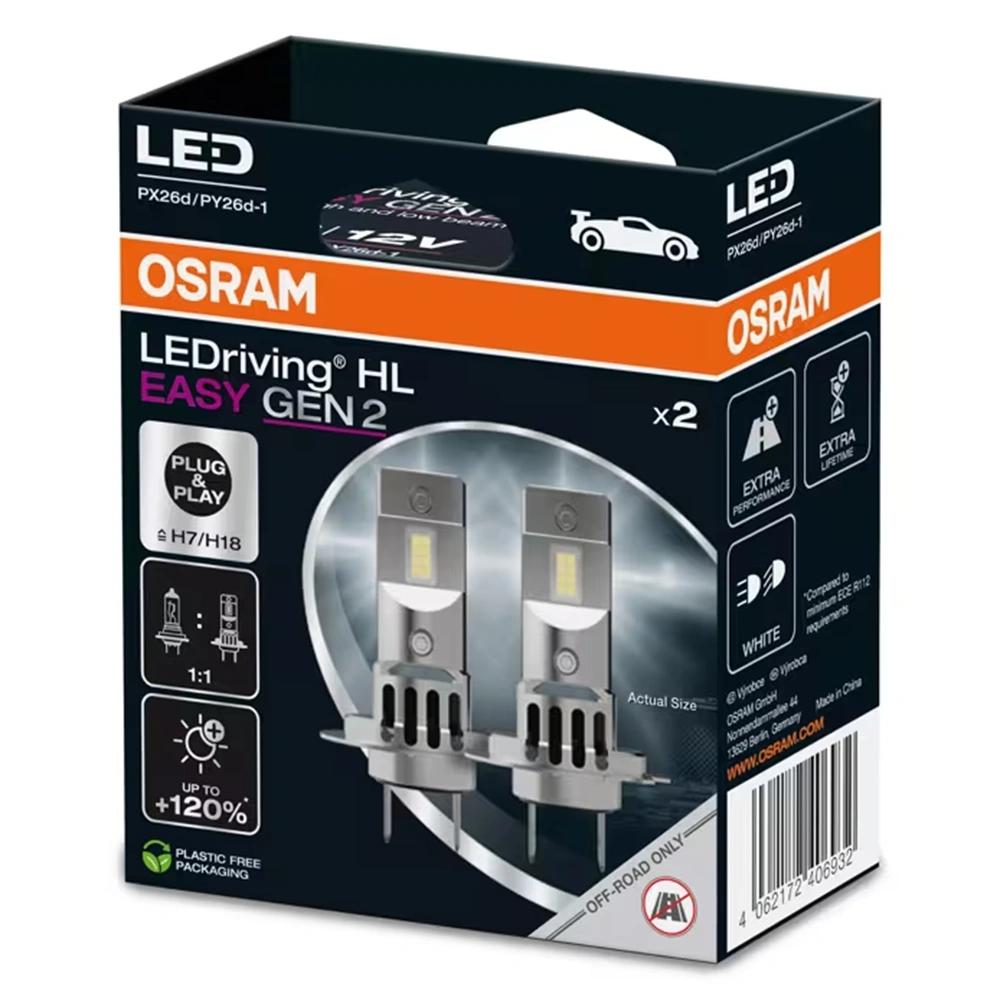 OSRAM LED spuldzes H7/H18, 16W, 6500K