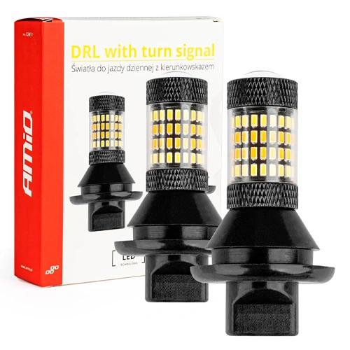 AMiO LED DRL un pagrieziena spuldzes