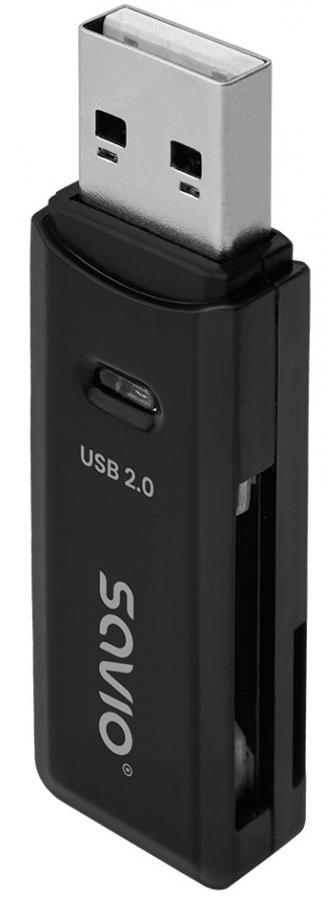 Karšu lasītājs Savio USB 2.0
