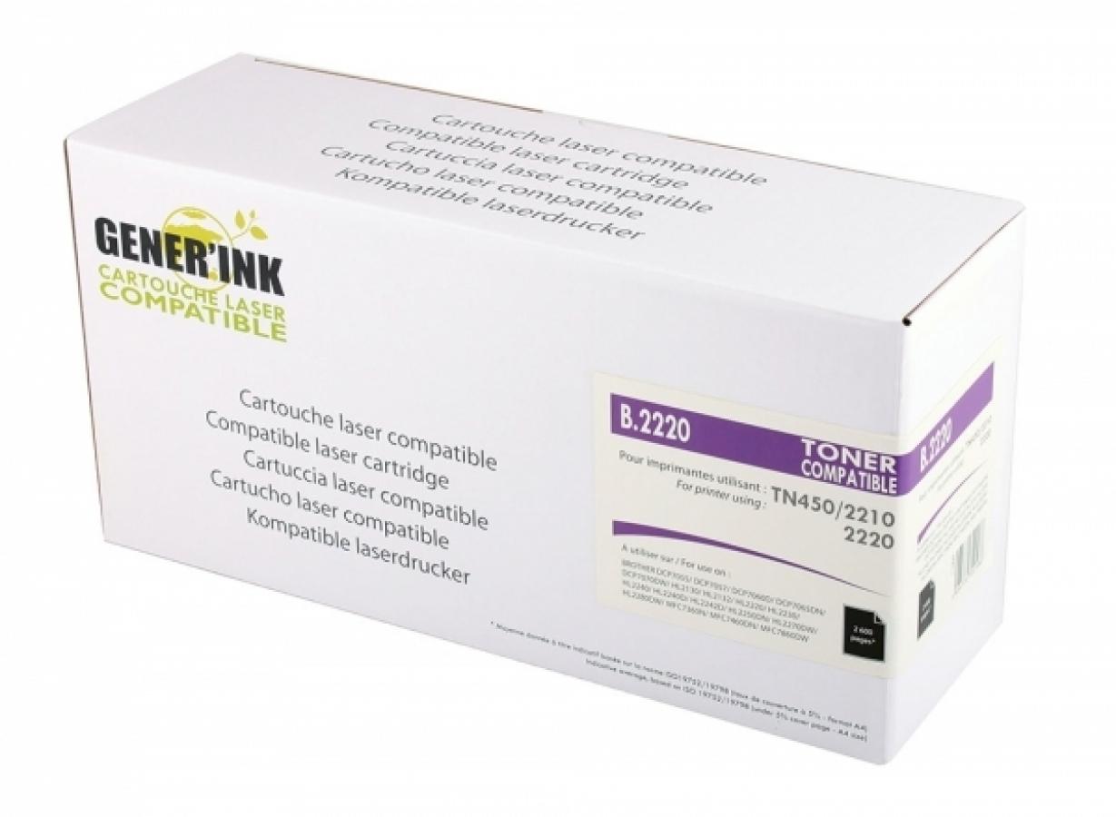 GenerInk Brother TN2220/2210 Black OEM