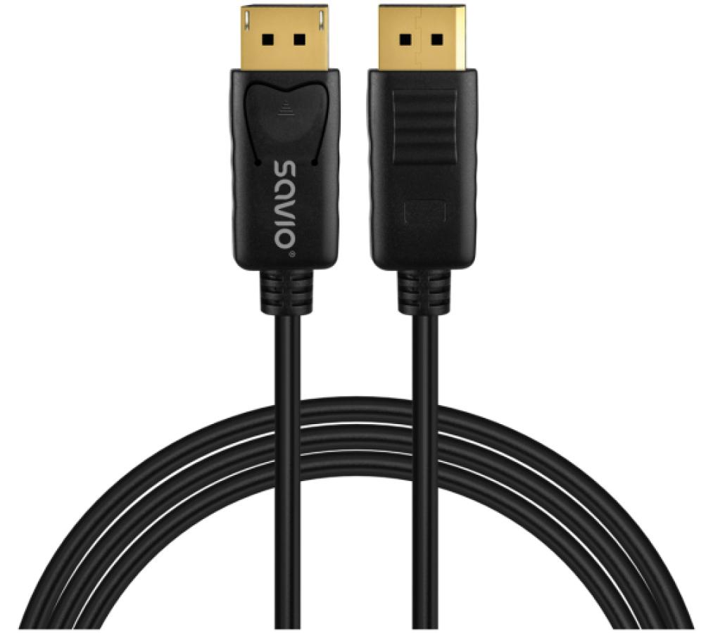 Kabelis SAVIO DisplayPort 1.4 1080P/240Hz