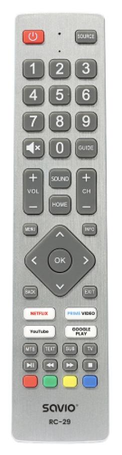 Savio RC-29 Universal remote control for