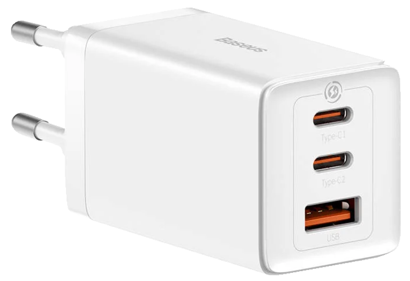 Lādētājs Baseus GaN5 Pro White 65W