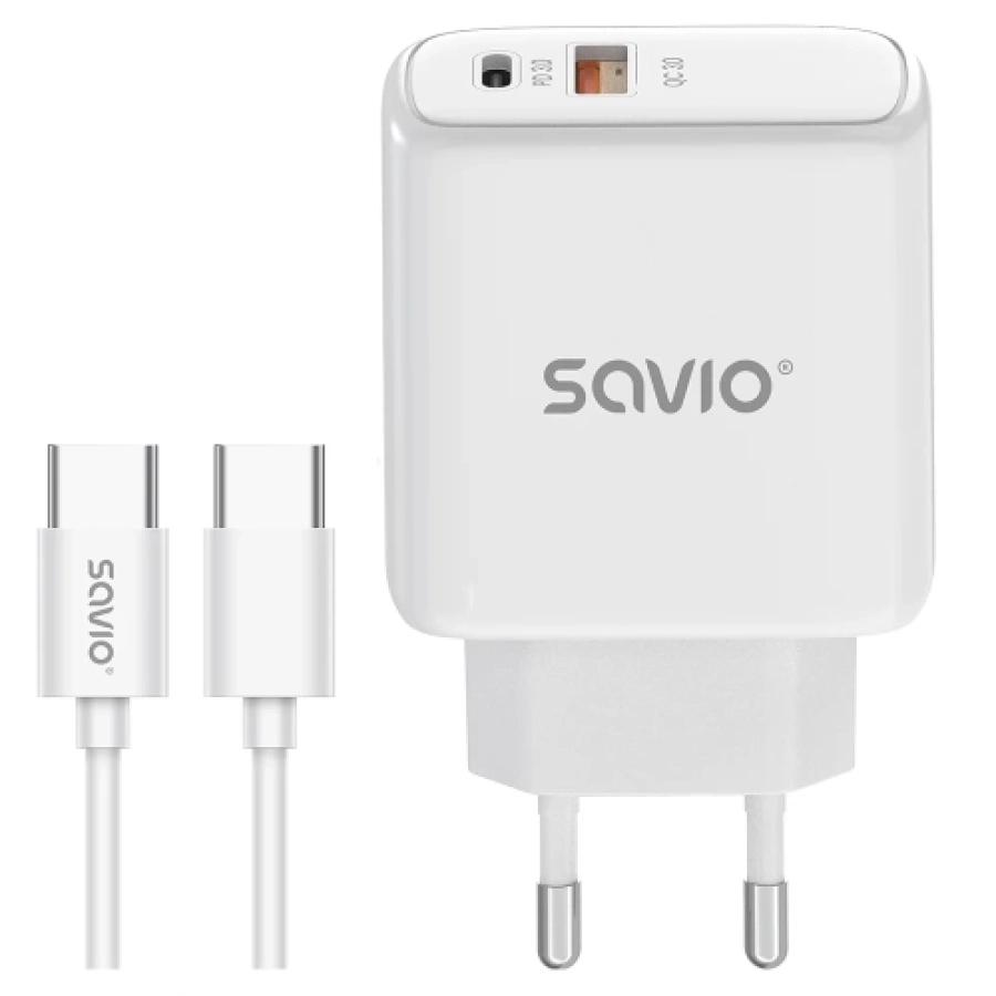 Lādētājs SAVIO Wall Charger 20 W