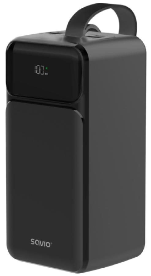 Enerģijas krātuve Savio Black 50000mAh 20W