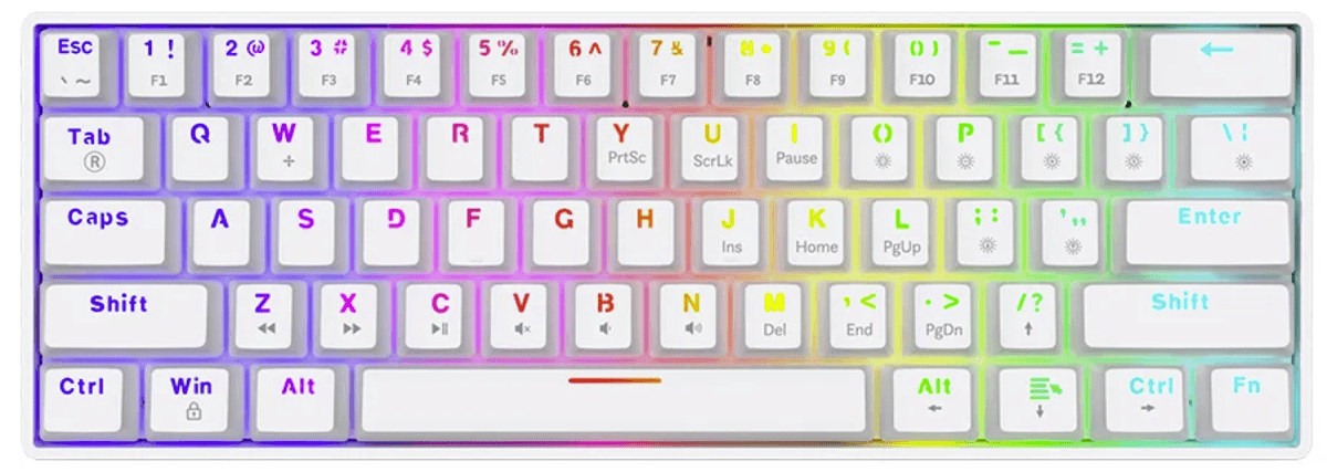 Klaviatūra Savio Mechanical WHITEOUT X2 OUTEMU