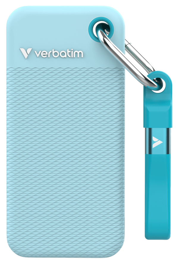 Ārējais SSD Verbatim Pocket Pollar Blue