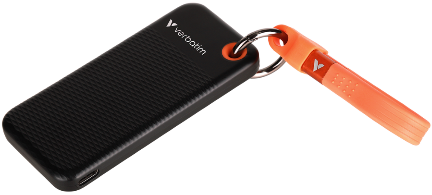 Verbatim 256GB Pocket SSD M2 Black/Orange