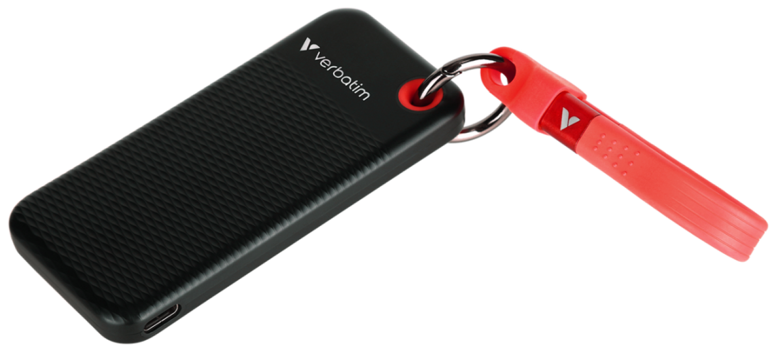 Verbatim 256GB Pocket SSD M2 Black/Red