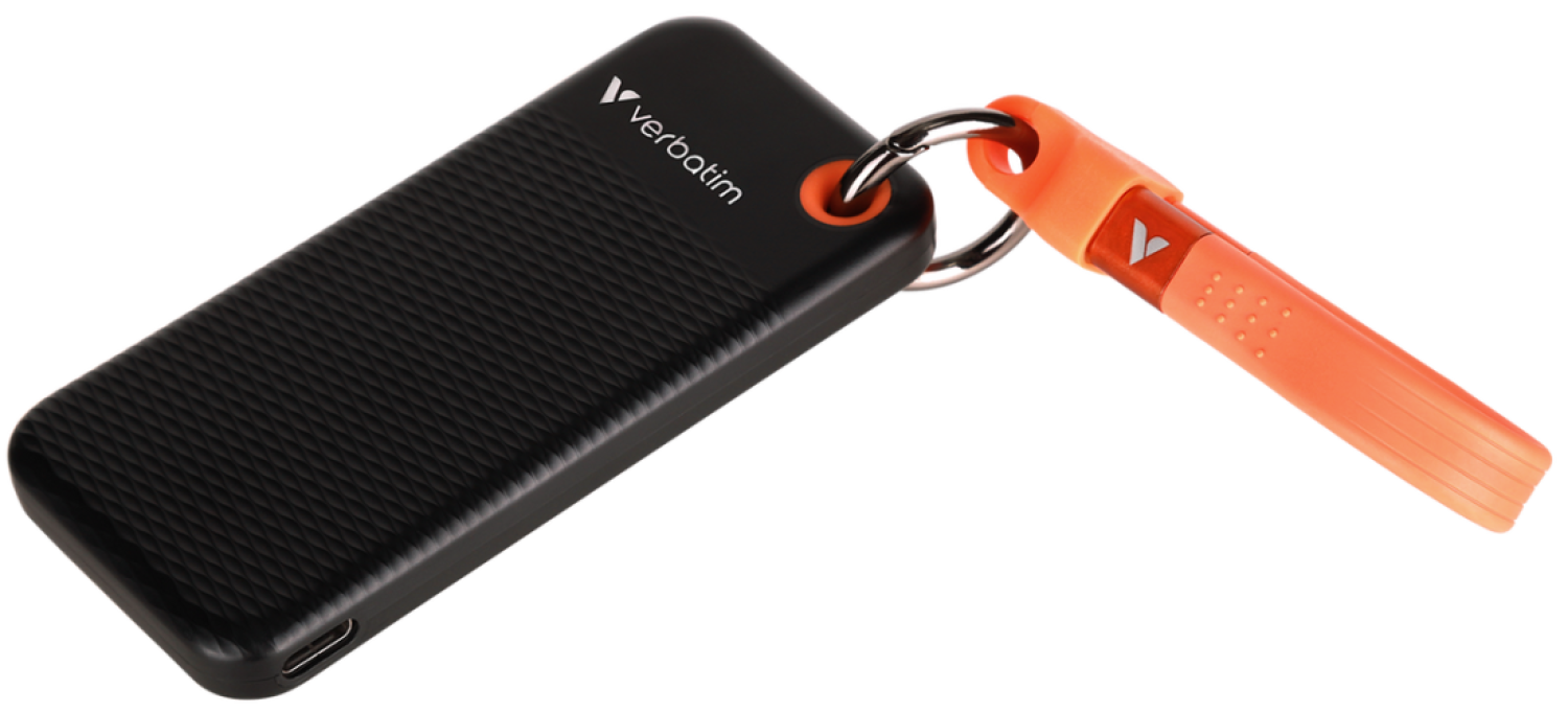 Verbatim 512GB Pocket SSD M2 Black/Orange