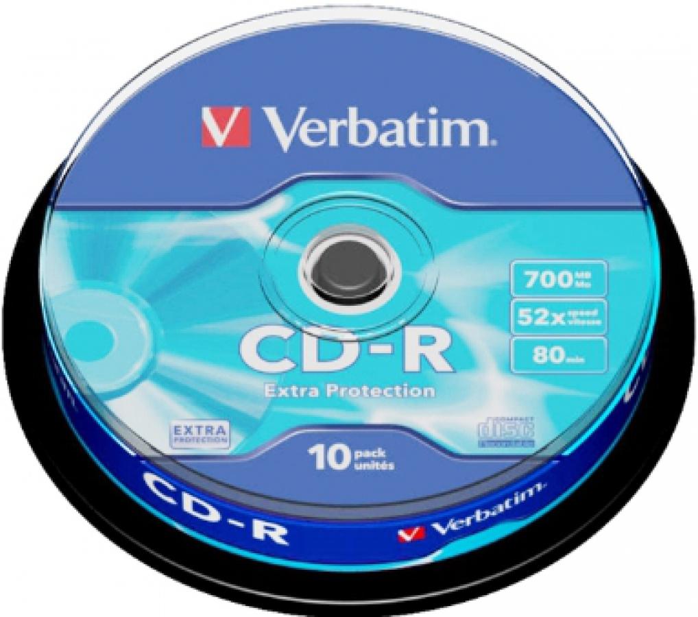 Matricas CD-R Verbatim 700MB 1x-52x Extra