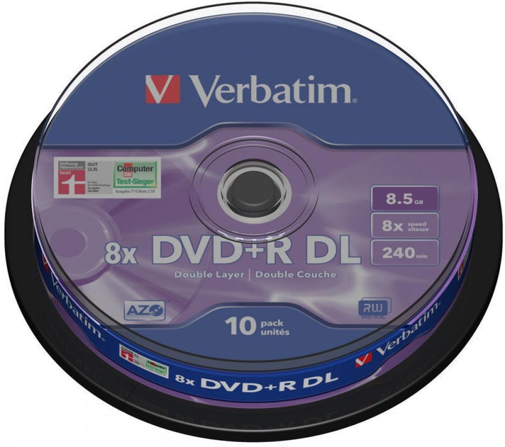 Matricas DVD+R DL Verbatim 8.5GB
