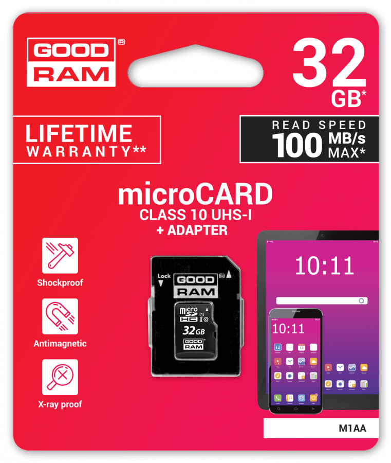 Goodram 32GB microSDHC class 10 UHS