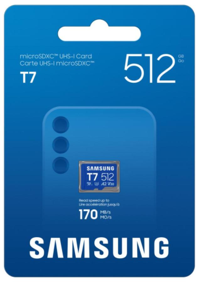 Samsung T7 microSD card 512GB