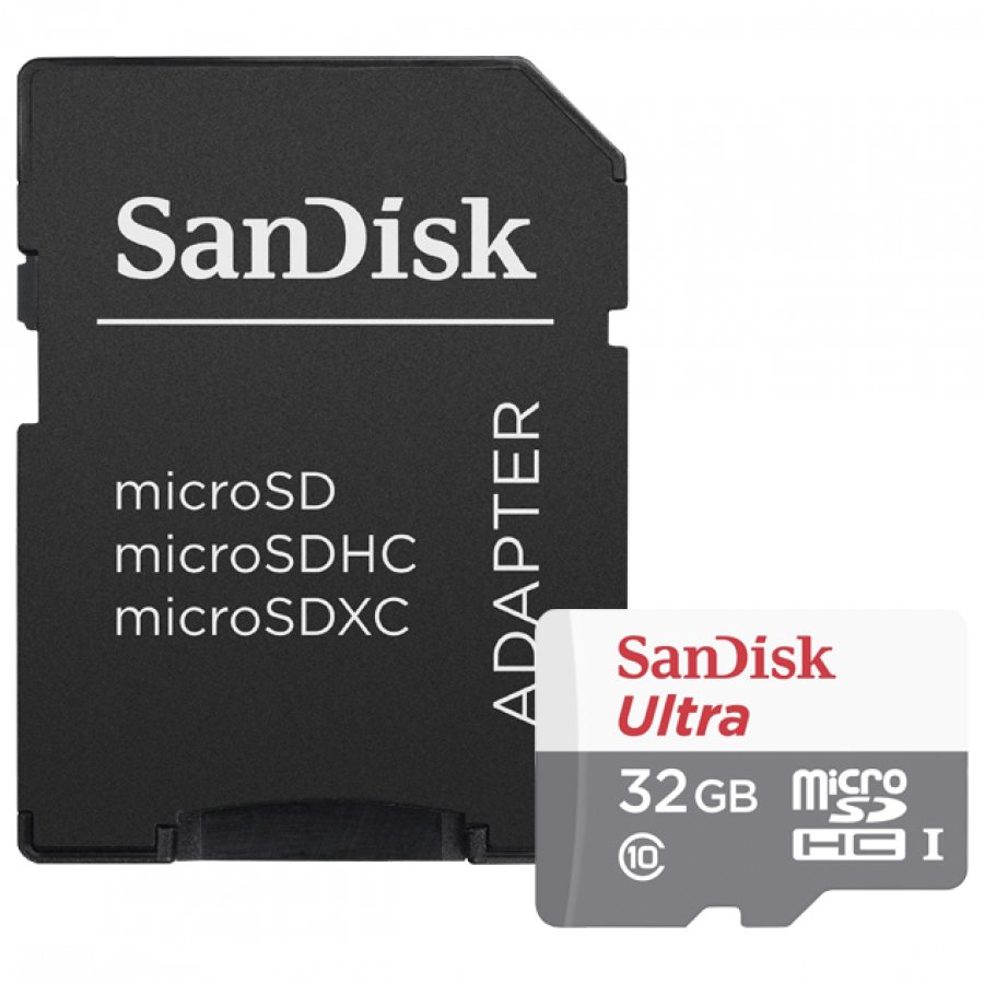 Sandisk Ultra microSDHC 32GB + Adapter