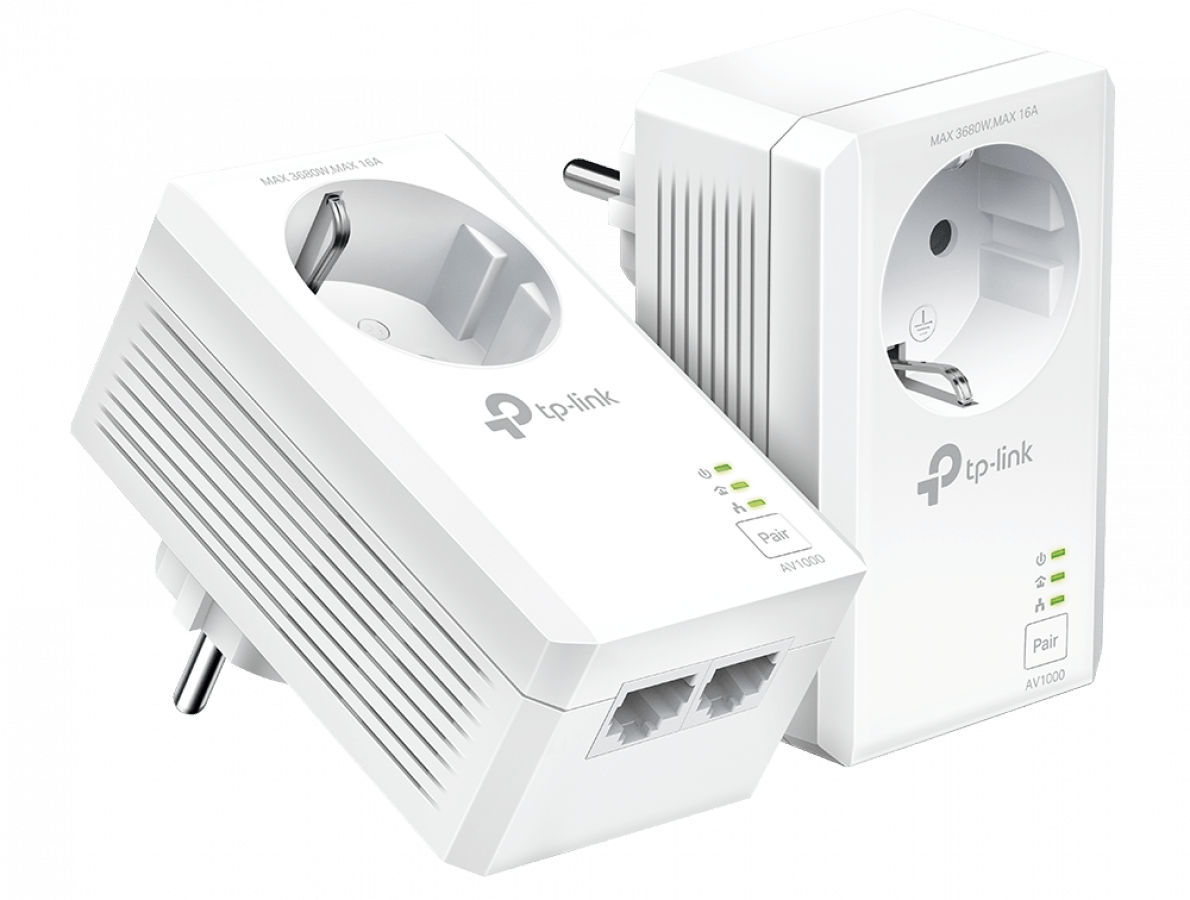 TP-Link AV1000 2-Port Gigabit Passthrough Powerline