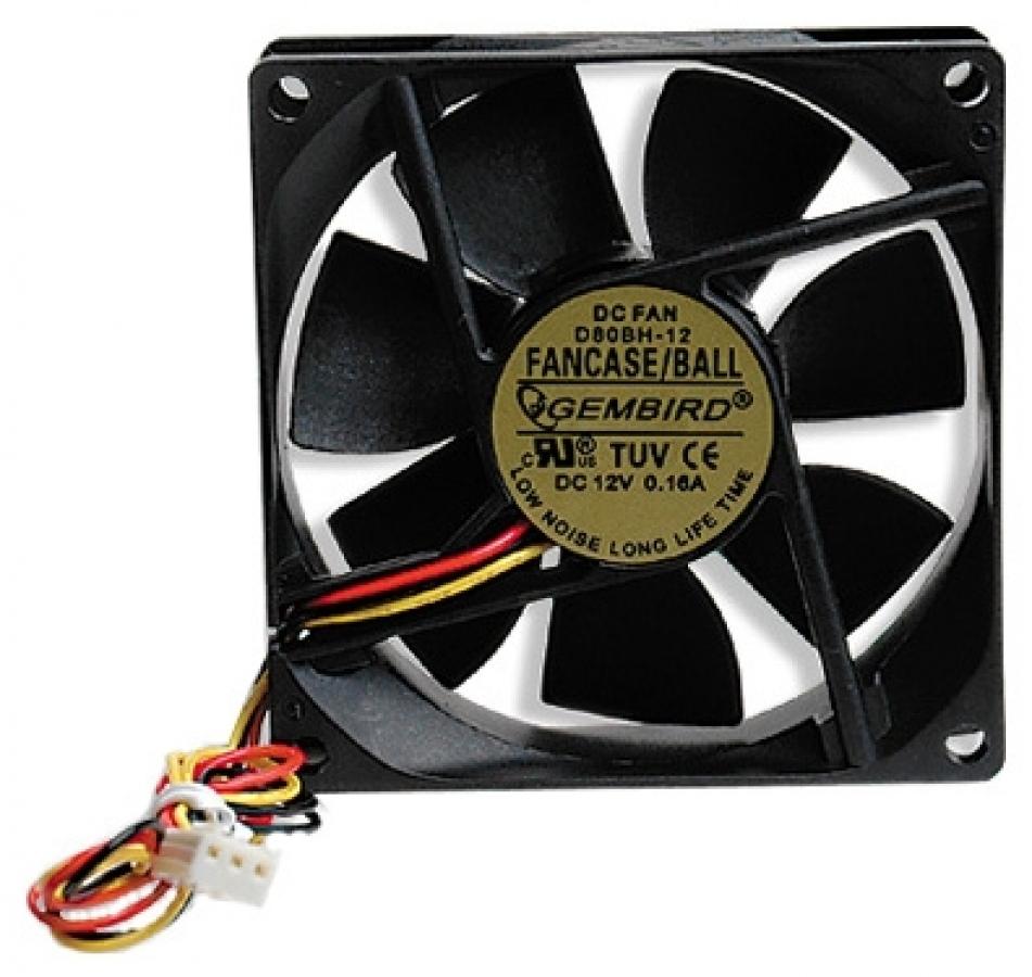 Dzesētājs Gembird 80mm PC case fan