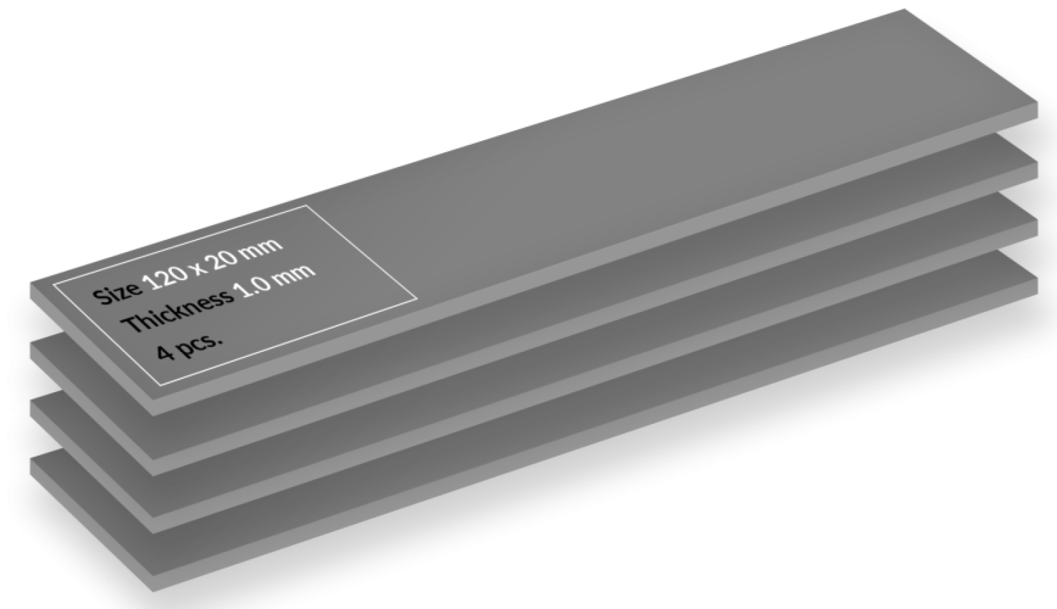 Arctic Thermal Pad TP-4 120x20x1mm 4pcs